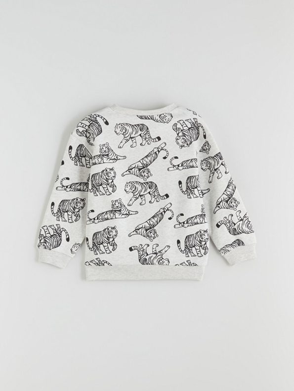LCW Kids Mixed Crew Neck Boys Sweatshirt Set