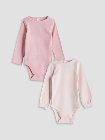 Floral Baby Girl Snap Bodysuit Set of 2