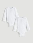 Long Sleeve Bodysuit 2 Pice for Baby Girls
