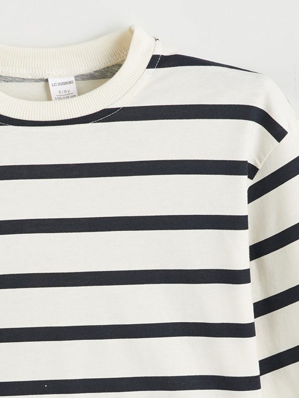 Striped V-Neck Knit Cardigan for Boys