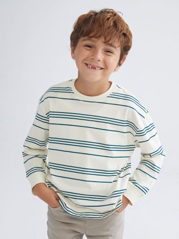 Printed Boys' Sweatshirt and Jogger Set