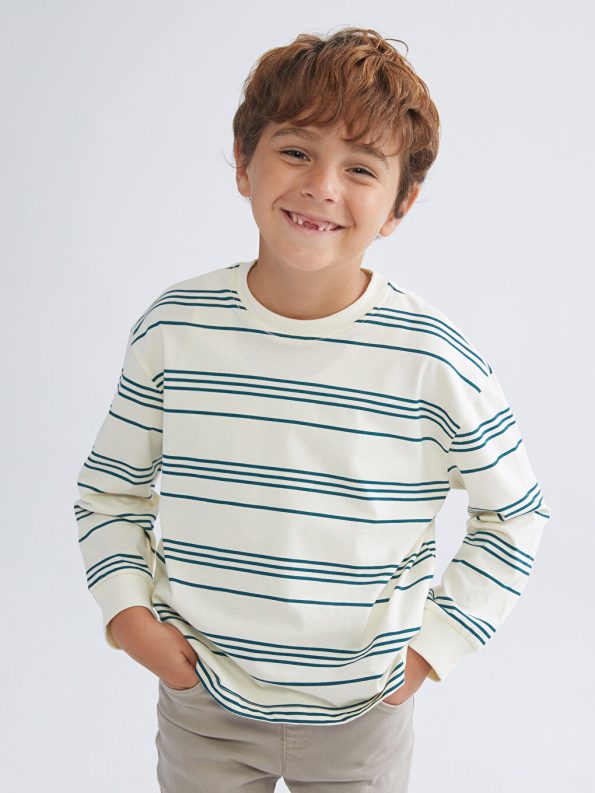 Printed Boys' Sweatshirt and Jogger Set