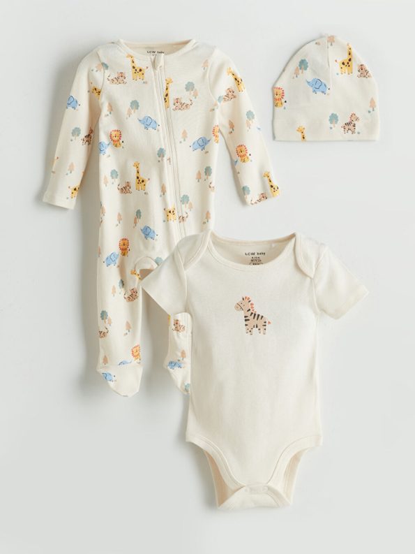 LCW Baby Printed Boy's Hospital Exit Set