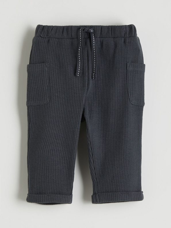 Long Sleeve Printed Crew Neck Sweatshirt and Jogger Set for Baby Boys