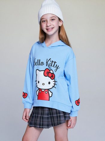 LCW Kids Hello Kitty Printed Hoodie for Girls