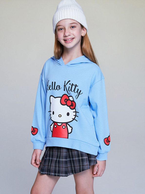 LCW Kids Hello Kitty Printed Hoodie for Girls