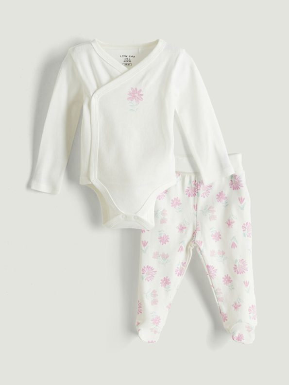 Floral Print Baby Girl Romper