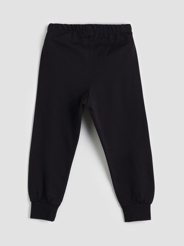 LCW Kids Grey Printed Boys Sweatshirt and Jogger Set