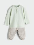 Winnie the Pooh Printed Boys' Baby Sweatshirt and Pants Set