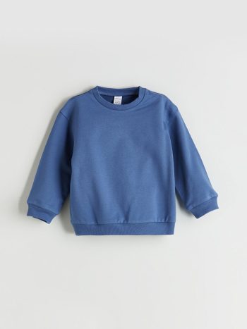 LCW babyMavi Crew Neck Basic Boys Sweatshirt 3-Pack