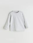 LCW Baby White Crew Neck Boys T-Shirt