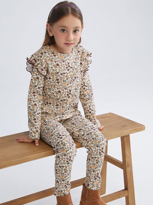 Girls' long-sleeved blouse