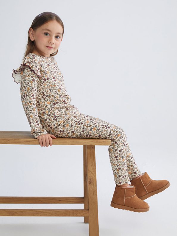 Girls' long-sleeved blouse