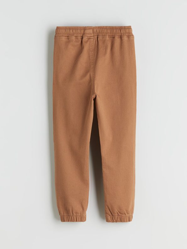 LCW Kids Beige Crew Neck Boys Sweatshirt and Jogger Pants