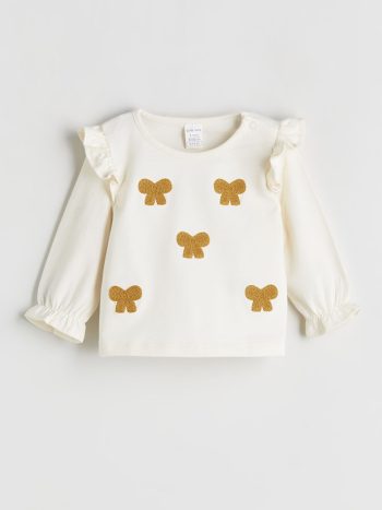 Minnie Mouse Printed Girls' Sweatshirt and Jogger Set