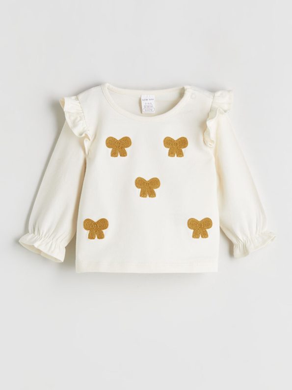Minnie Mouse Printed Girls' Sweatshirt and Jogger Set