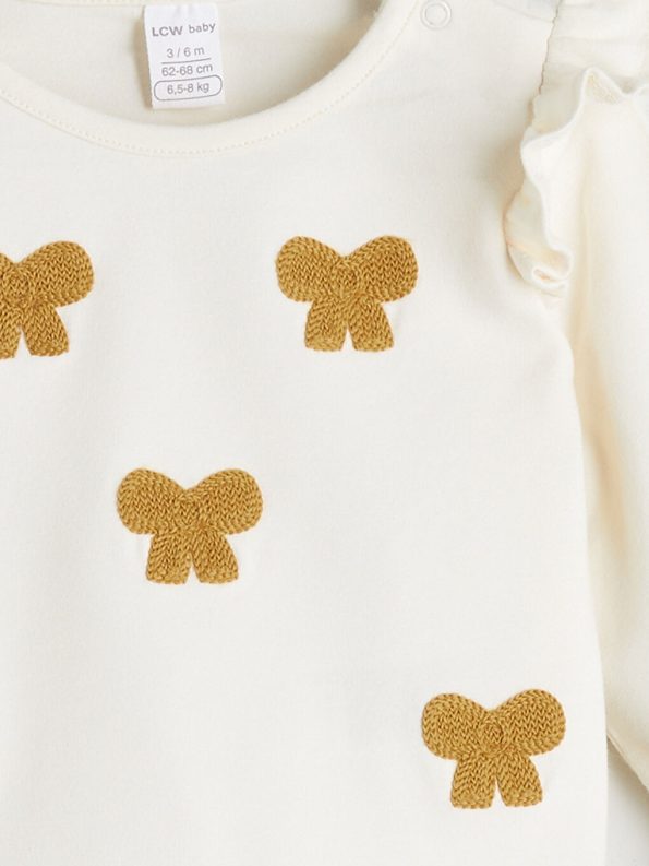 Minnie Mouse Printed Girls' Sweatshirt and Jogger Set