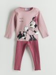 Girls' Crew Neck Sweatshirt and Joggers Set