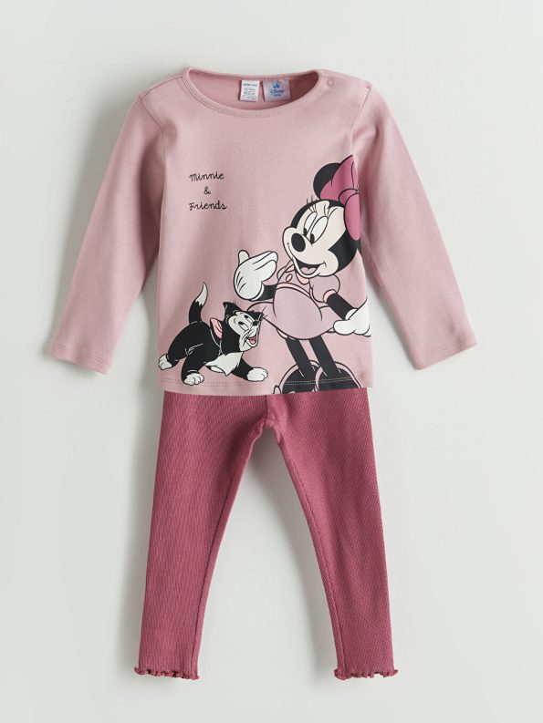 Girls' Crew Neck Sweatshirt and Joggers Set