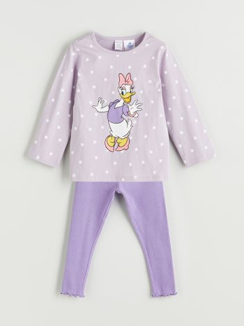 Floral Baby Girl T-Shirt and Pants Set