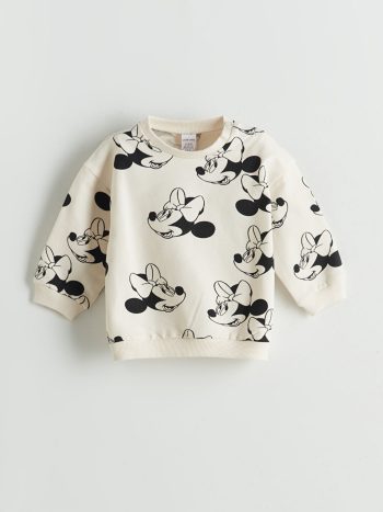 Striped Girls' Baby Sweatshirt and Leggings Set