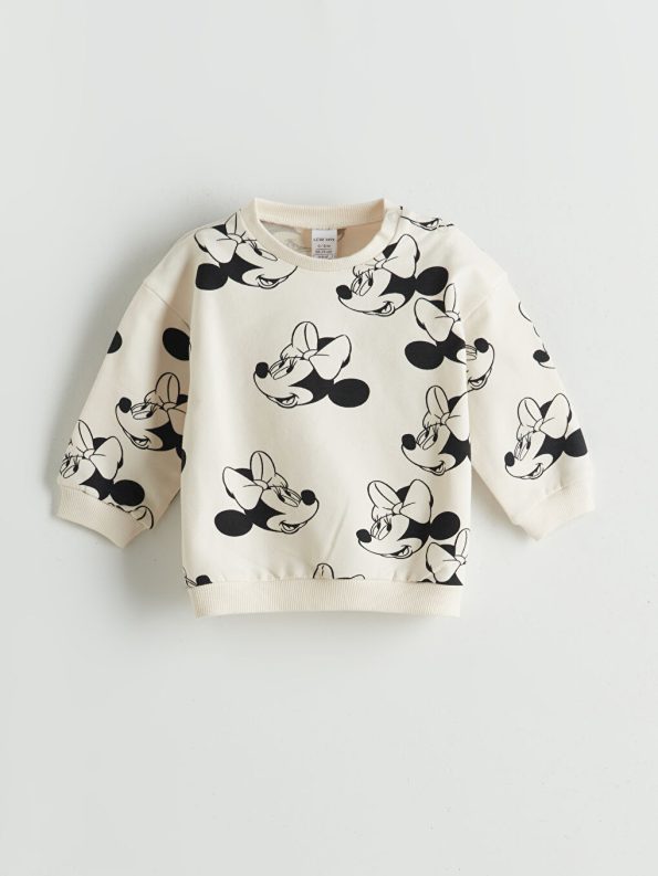 Striped Girls' Baby Sweatshirt and Leggings Set