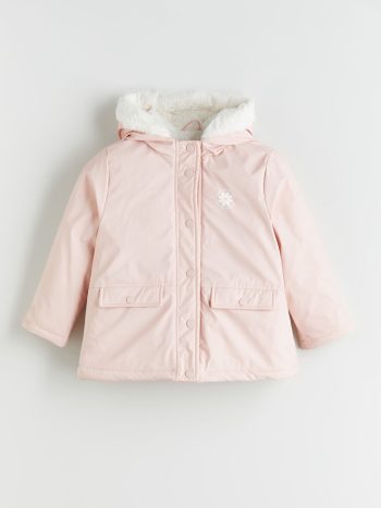 LCW Kids Pink Hooded Jacket for Girls