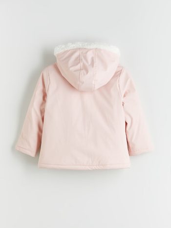 LCW Kids Pink Hooded Jacket for Girls