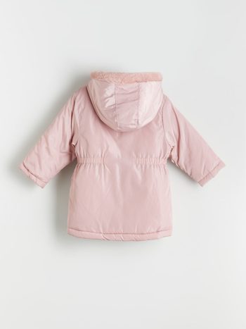 LCW Kids Pink Hooded Jacket for Girls