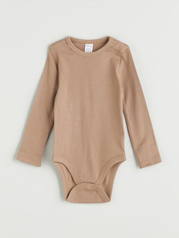 LCW Baby Green Basic Boy Baby Snapsuit Set of 3