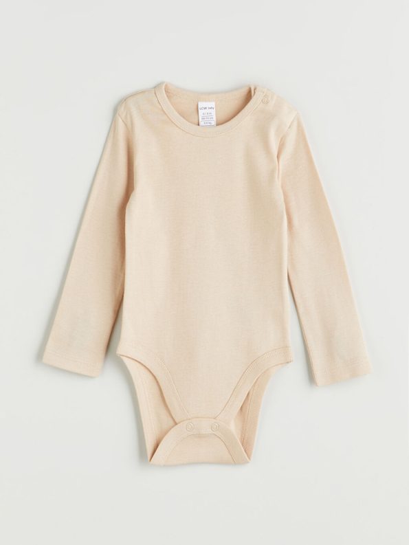 LCW Baby Green Basic Boy Baby Snapsuit Set of 3