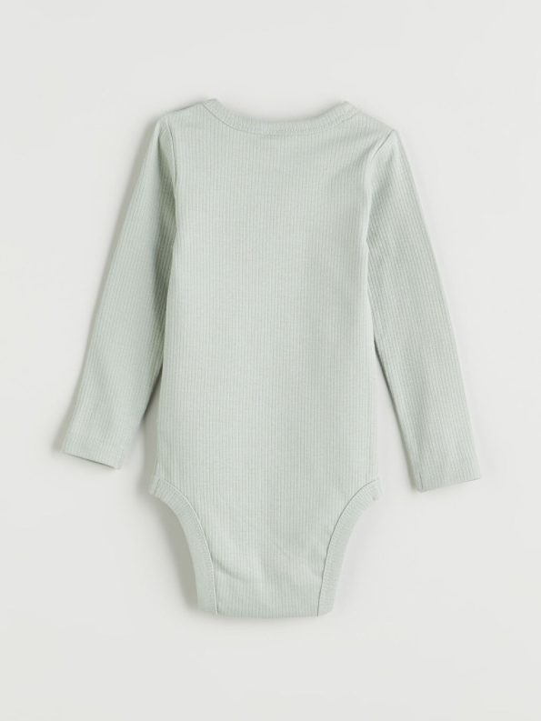 LCW Baby Green Basic Boy Baby Snapsuit Set of 3