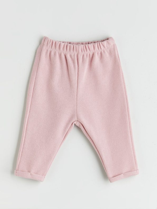 Bicycle Neck Printed Girl Baby Sweatshirt and Leggings Set