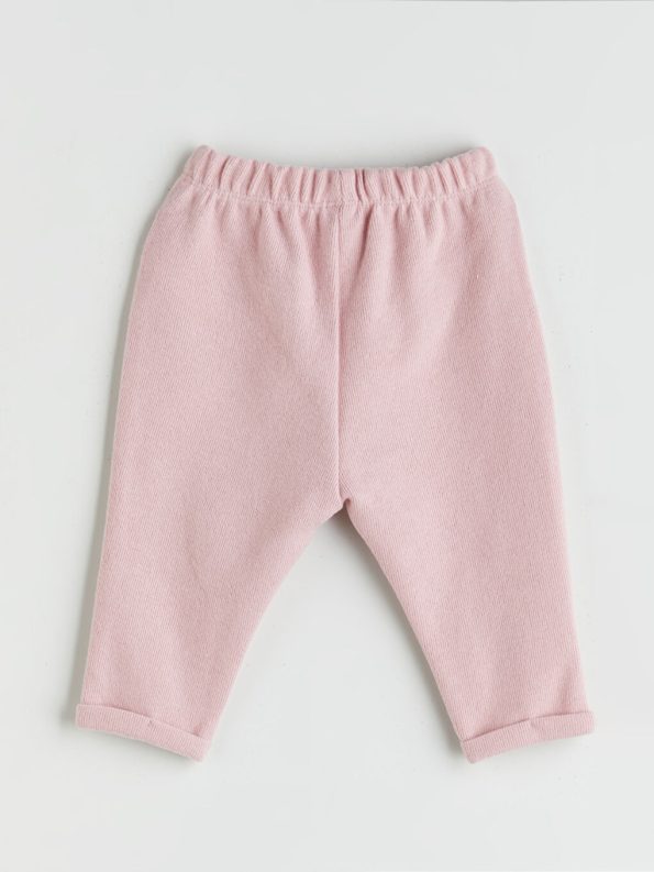 Bicycle Neck Printed Girl Baby Sweatshirt and Leggings Set