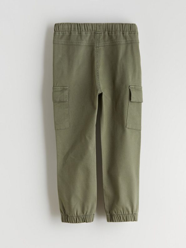 LCW Kids Haki Elastic Waist Boys Cargo Pants
