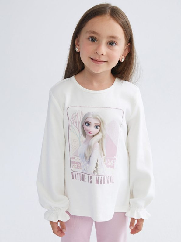 Frozen print blouse with pants
