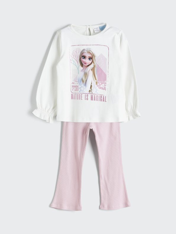 Frozen print blouse with pants