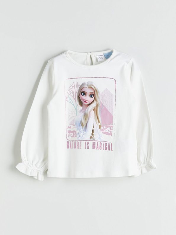 Frozen print blouse with pants