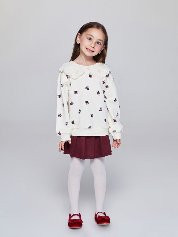 Girls' long-sleeved blouse