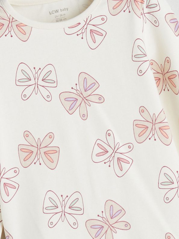 LCW Baby Printed Girl's Pajama Set