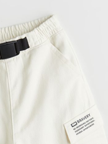 LCW Kids Beige Elastic Waist Boys Pants