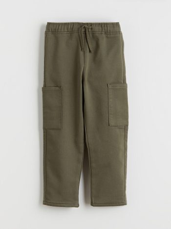 LCW Kids Haki Elastic Waist Boys Cargo Pants