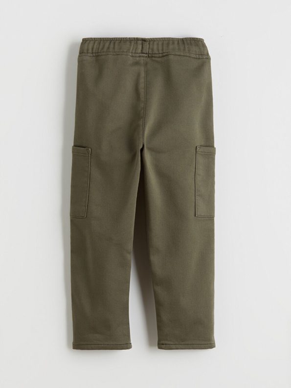 LCW Kids Haki Elastic Waist Boys Cargo Pants