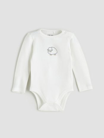 LCW Baby Cream Printed Boys' Hospital Set