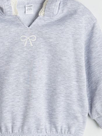 Hooded Girls Sweatshirt