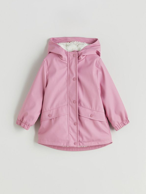 KANZ Pink Hooded Baby Girl Raincoat