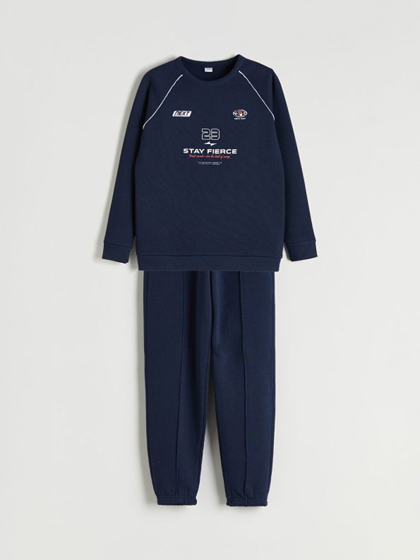 LCW Kids Navy Blue Boys Tracksuit