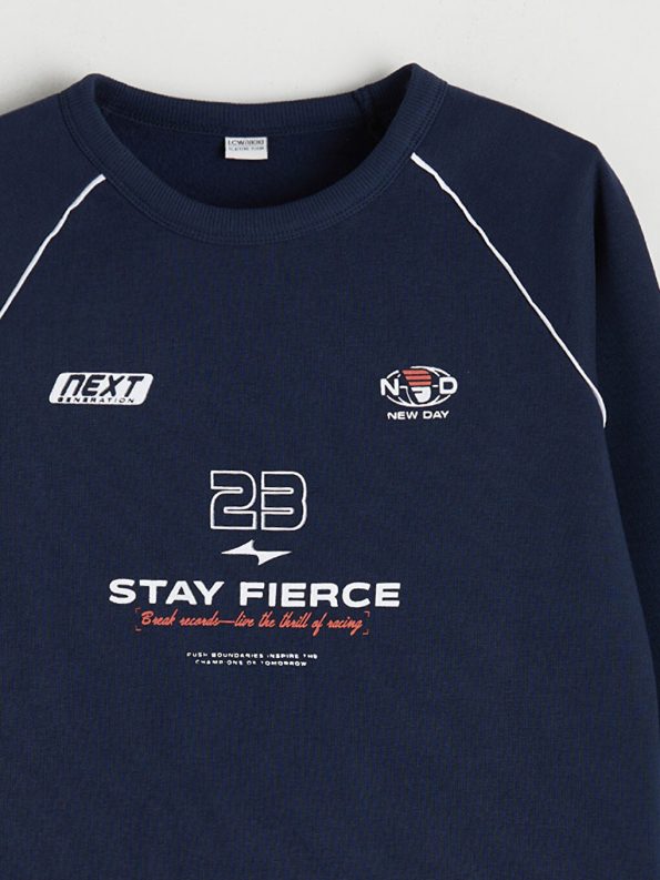 LCW Kids Navy Blue Boys Tracksuit