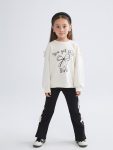 Girls' 2-piece sweatshirt and pants set
