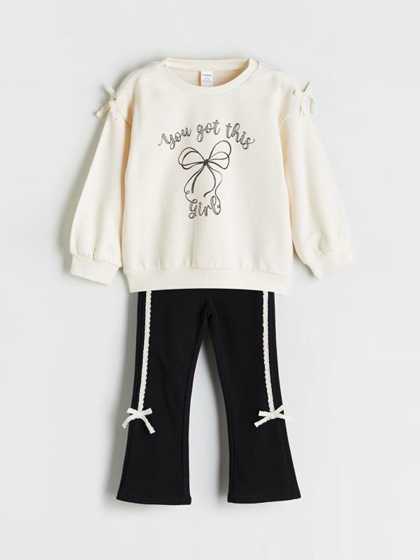 Girls' 2-piece sweatshirt and pants set